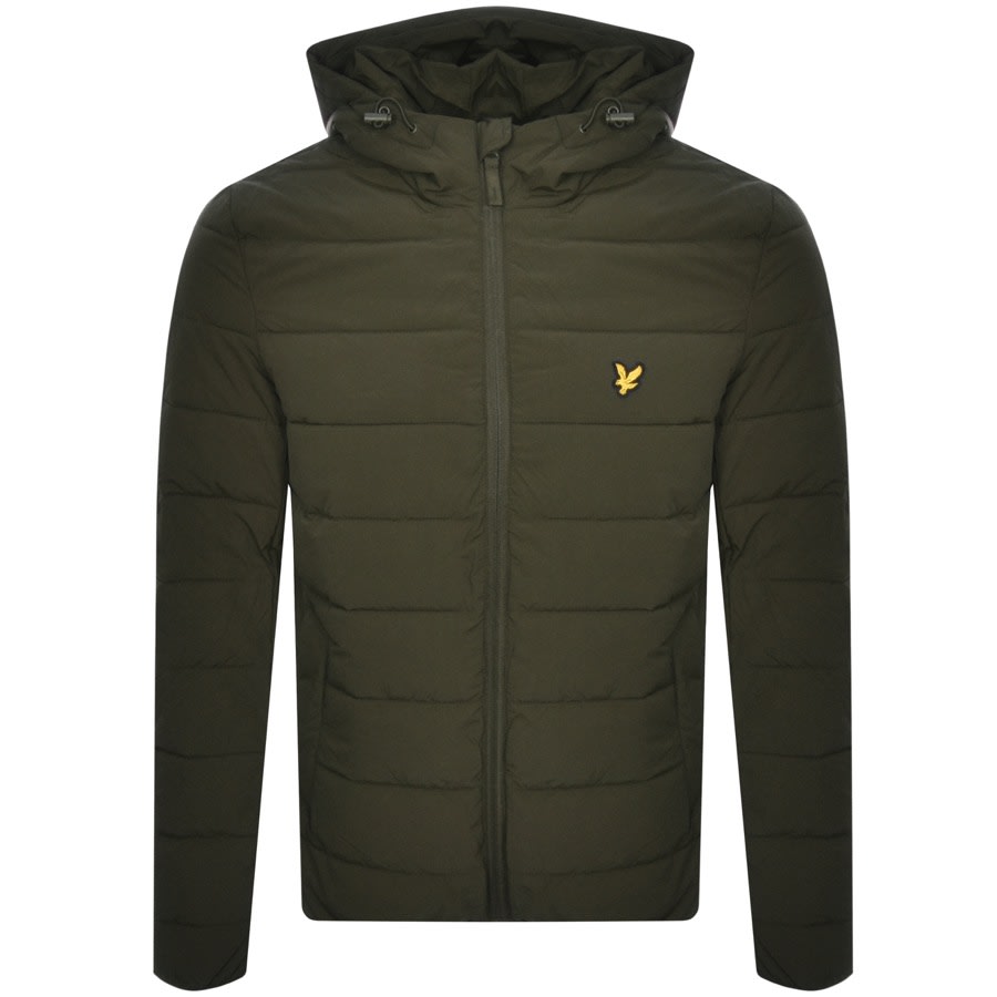 Product Image for Lyle And Scott Hooded Puffer Jacket Green